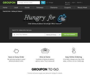 groupon to go
